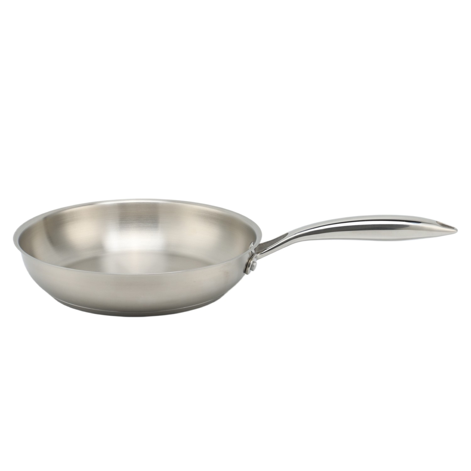 Factory New Arrival Stainless Steel Cookware Set Cooking Pots With Handle Impact Bonded Bottom Cookware Set Frypan Saucepan