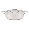Factory New Arrival Stainless Steel Cookware Set Cooking Pots With Handle Impact Bonded Bottom Cookware Set Casserole