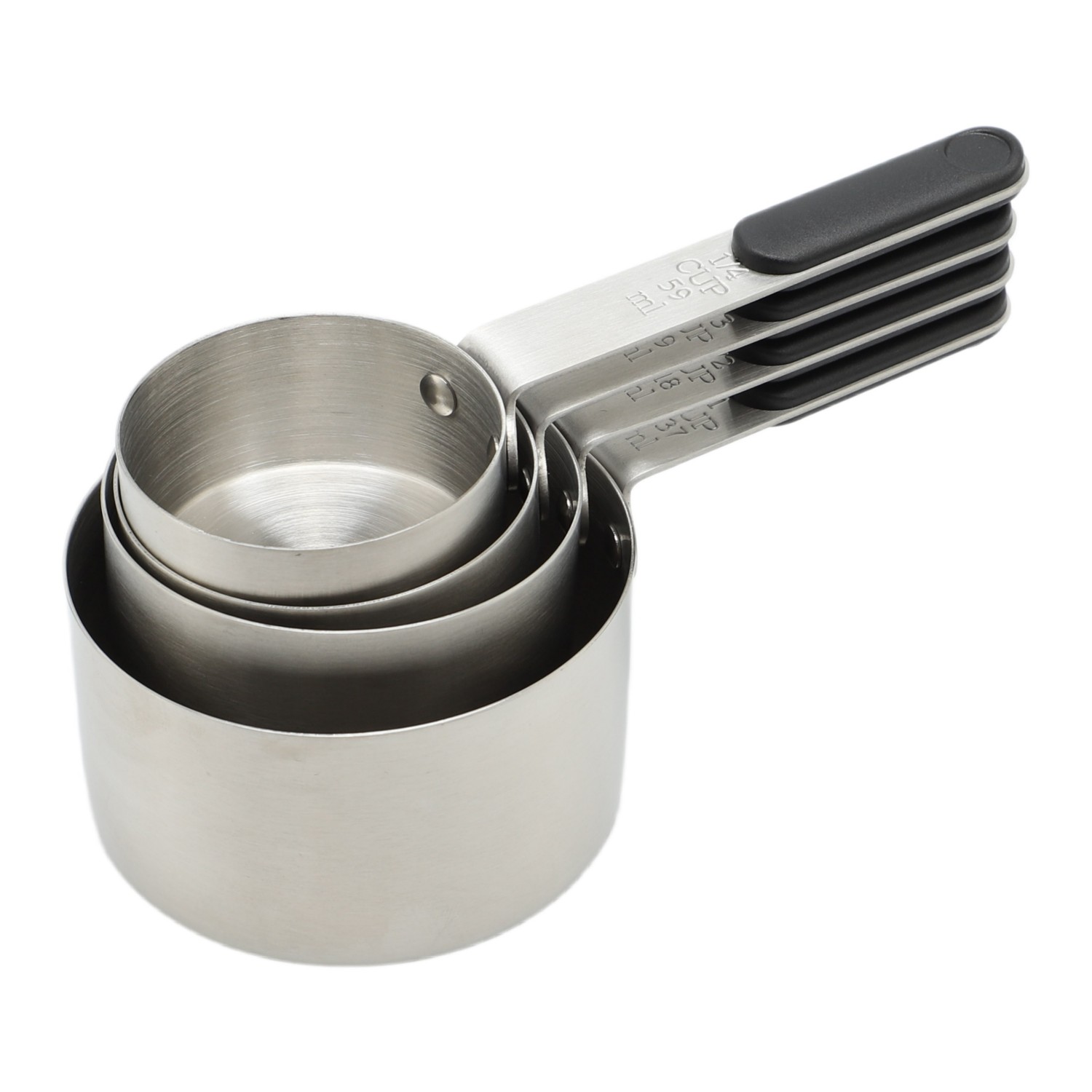 Stainless Steel Measuring Spoons and Cups Set Measuring Ladles Flavoring Spoons Coffee Spoons 8-piece Set of Baking Tools