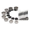 Magnetic Stainless Steel Measuring Cups Set Measuring Tools With Silicone Handle- Accurate and Durable Kitchen Tool
