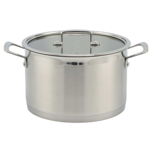 Factory New Arrival Stainless Steel Cookware Set Cooking Pots With Handle Impact Bonded Bottom Cookware Set Frypan Saucepan