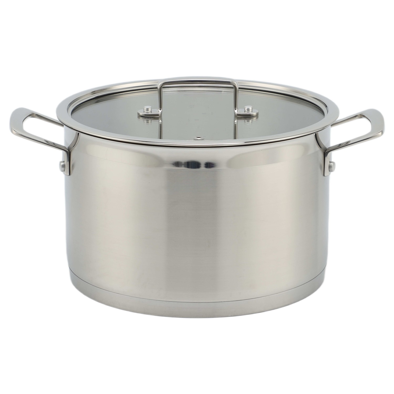 Factory New Arrival Stainless Steel Cookware Set Cooking Pots With Handle Impact Bonded Bottom Cookware Set Frypan Saucepan