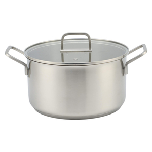 Factory New Arrival Stainless Steel Golden Handle Cookware Set Cooking Pots Impact Bonded Bottom Cookware Set Frypan Saucepan