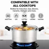 Factory New Arrival Stainless Steel Cookware Set with Bakelite Handle Cooking Pots and Pans Brazed Bottom Cookware Set Saucepan