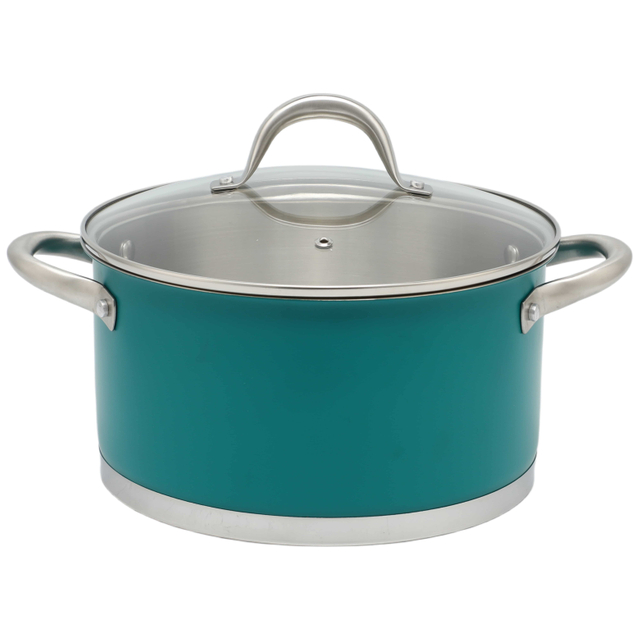 Factory Supply Stainless Steel Pots and Pans 10PCS Cookware Set With Stainless Steel Handle and Lid Brazed Bottom Pots Casserole