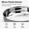 Factory Supply Stainless Steel Pots and Pans 8PCS Cookware Set With Stainless Steel Handle and Lid Brazed Bottom Pots Casserole