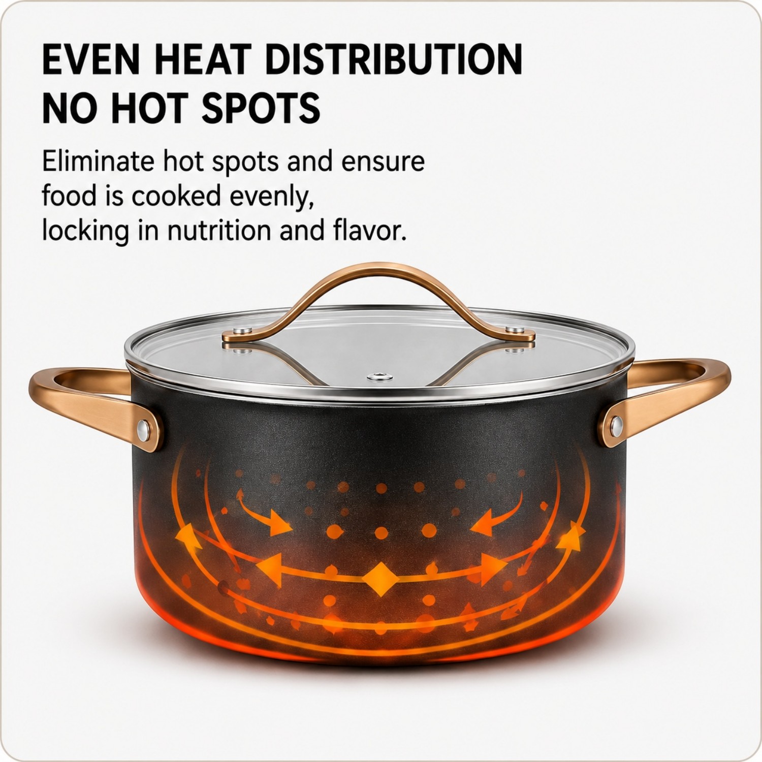 Factory New Arrival Wholesale 9 Pieces 2-ply Stainless Steel Cookware Sets 2-ply Kitchen Cooking Pan Pot Set with Golden Handle