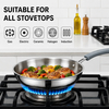 Factory New Arrival 7Pieces 5-ply Stainless Steel Cookware Set 5-ply Kitchen Pot Set with Stainless Steel Handle + Silicone Wrap