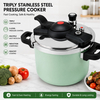 Factory Supply Multi-Functional Triply Stainless Steel 3 Layer Pressure Cooker Stainless Steel Fast Cooking Pressure Cooker
