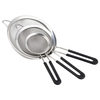 Stainless Steel Flour Sifter Sieve Stainless Steel Fine Tea Mesh Strainer Colander Wire Mesh Oil Filter Strainer