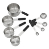 Stainless Steel Measuring Spoons and Cups Set Measuring Ladles Flavoring Spoons Coffee Spoons 8-piece Set of Baking Tools