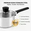 Factory New Arrival Stainless Steel 304 Cookware Set with Bakelite Handle Cooking Pots Brazed Bottom Cookware Set Saucepan