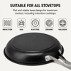 Factory New Arrival Design 20/22/24/26/28/30CM Carbon Steel Naturally Non Stick Frying Pan Skillets Induction Compatible