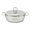 Factory New Arrival Stainless Steel Cookware Set with Handle Cooking Pots Brazed Bottom Cookware Set Casserole Set Soup & Stock Pots With Lids