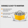 Factory New Arrival Wholesale 8 Pieces 2-ply Stainless Steel Kitchen Cooking Pan Pot Set 2-ply Cookware Sets with Handle