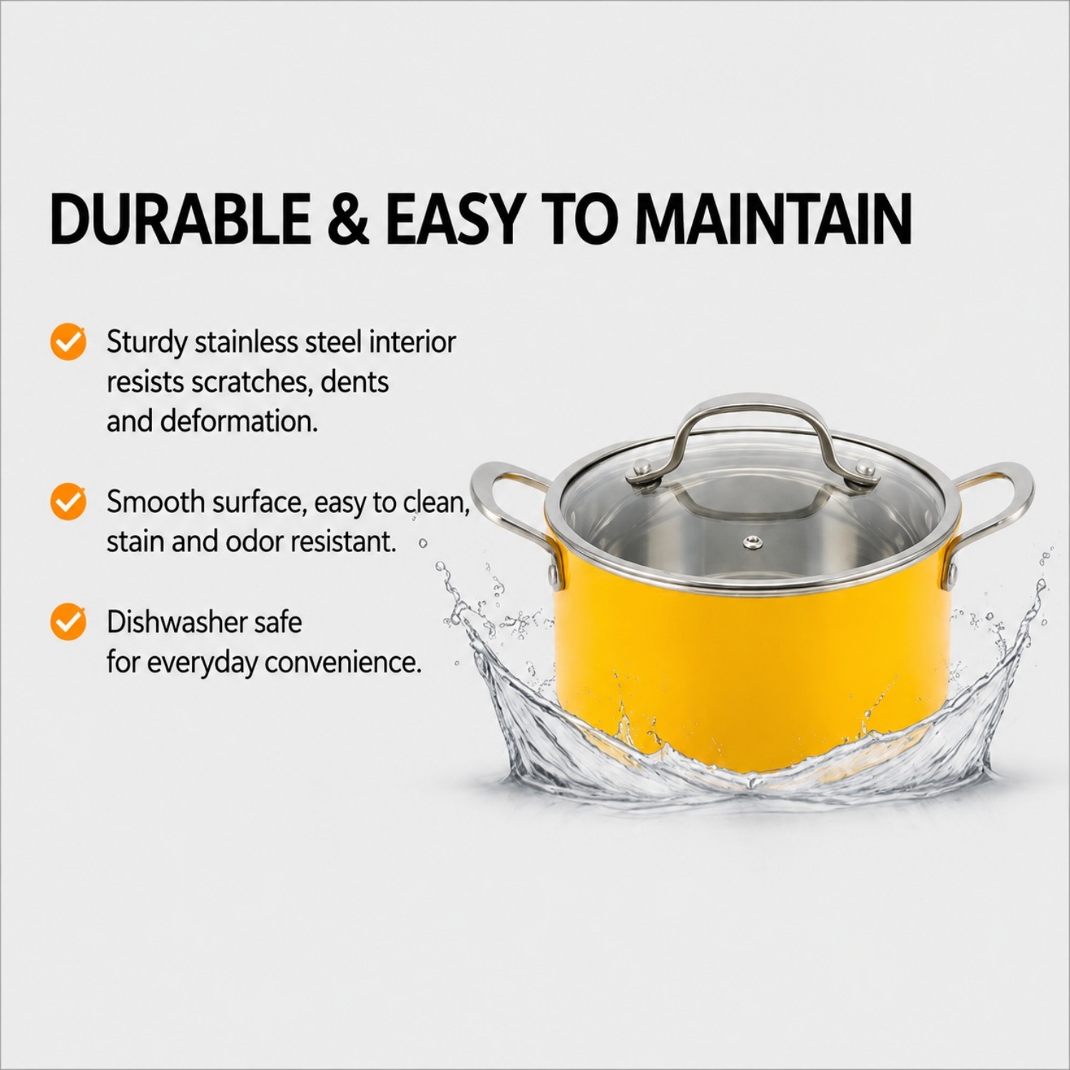 Factory New Arrival Wholesale 8 Pieces 2-ply Stainless Steel Kitchen Cooking Pan Pot Set 2-ply Cookware Sets with Handle