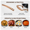 2026 New Multipurpose Impact Bonded Bottom Stainless Steel Saute Pan with Cover And Helper Handle Stainless Steel Deep Saute Pan