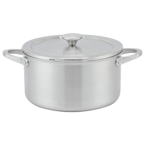 Factory Supply 10 Piece High Quality Wholesale 18/8 Triply Stainless Steel Pots and Pans Cookware Set Saucepan FryPan Casserole
