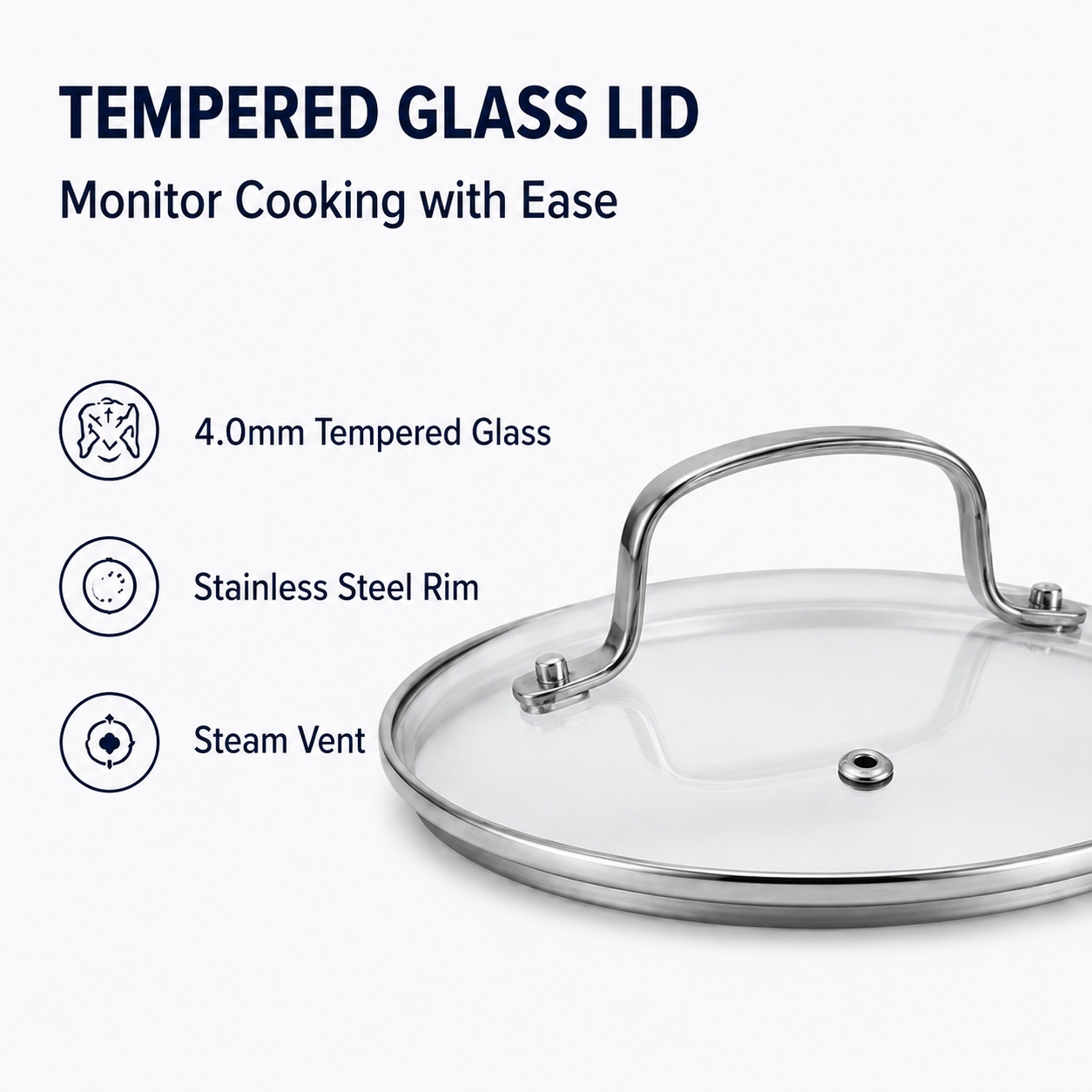 Factory New Arrival 9 Piece High Quality Wholesale 18/10 Triply Stainless Steel Pots and Pans Cookware Set Saucepan Frying Pan