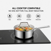 Factory New Arrival 7 Piece High Quality Wholesale Ceramic Non-stick Titanium Pots and Pans Cookware Set Saucepan Frying Pan