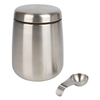 Portable Stainless Steel Coffee Bean Jar with Magnetic Seal Lid for Home Travel & Gifting Food Storage & Container