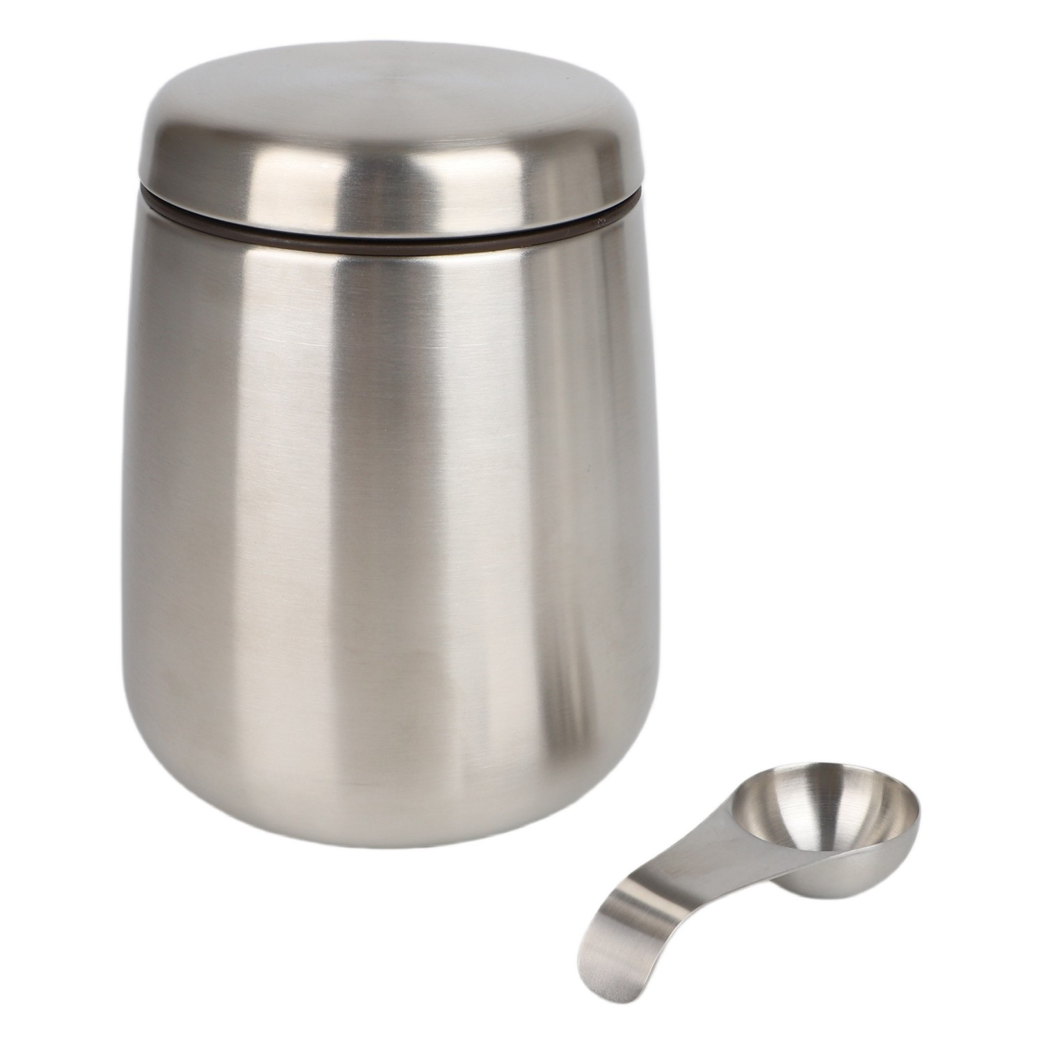 Portable Stainless Steel Coffee Bean Jar with Magnetic Seal Lid for Home Travel & Gifting Food Storage & Container