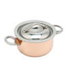 High Quality Mini Sauce Pot Stainless Steel Factory Sales Metal Copper Triply Stainless Steel Fry Pans Cookware Non Stick Frypan Home