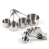 Custom Hot Sell 14 Piece Stainless Steel Measuring Cups and Spoons Set With Handle