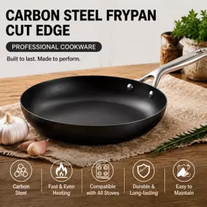 Factory New Arrival Design 20/22/24/26/28/30CM Carbon Steel Naturally Non Stick Frying Pan Skillets Induction Compatible