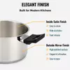 Factory New Arrival Stainless Steel Cookware Set with Bakelite Handle Cooking Pots and Pans Brazed Bottom Cookware Set Saucepan