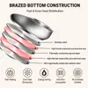 Factory New Arrival Stainless Steel Cookware Set with Bakelite Handle Cooking Pots and Pans Brazed Bottom Cookware Set Saucepan Casserole