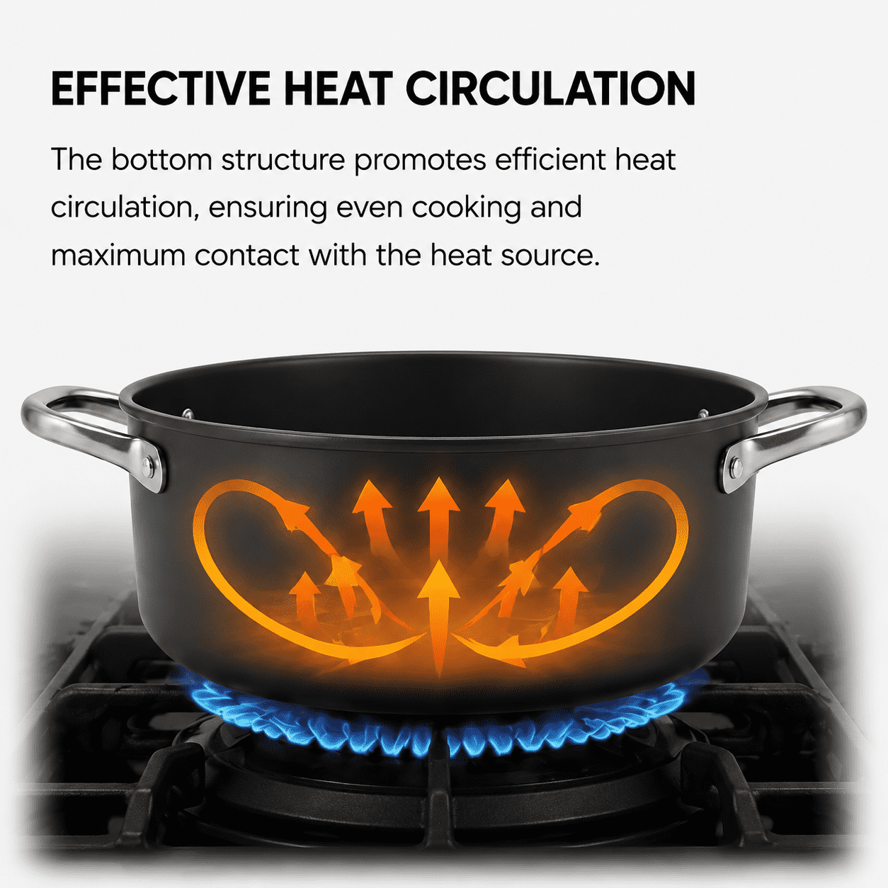 Factory Supply Wholesale Carbon Steel Soup Stock Pot Casserole with Glass Lid Multipurpose Induction Cookware Kitchen Cooking Pot
