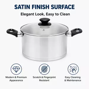 Factory Supply Stainless Steel Pots and Pans 8 PCS Cookware Set With Bakelite Handle and Lid Brazed Bottom Pots Casserole