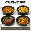 Factory New Arrival 11 Piece High Quality Wholesale Carbon Steel Pots and Pans Cookware Set Saucepan Frying Pan with Handle