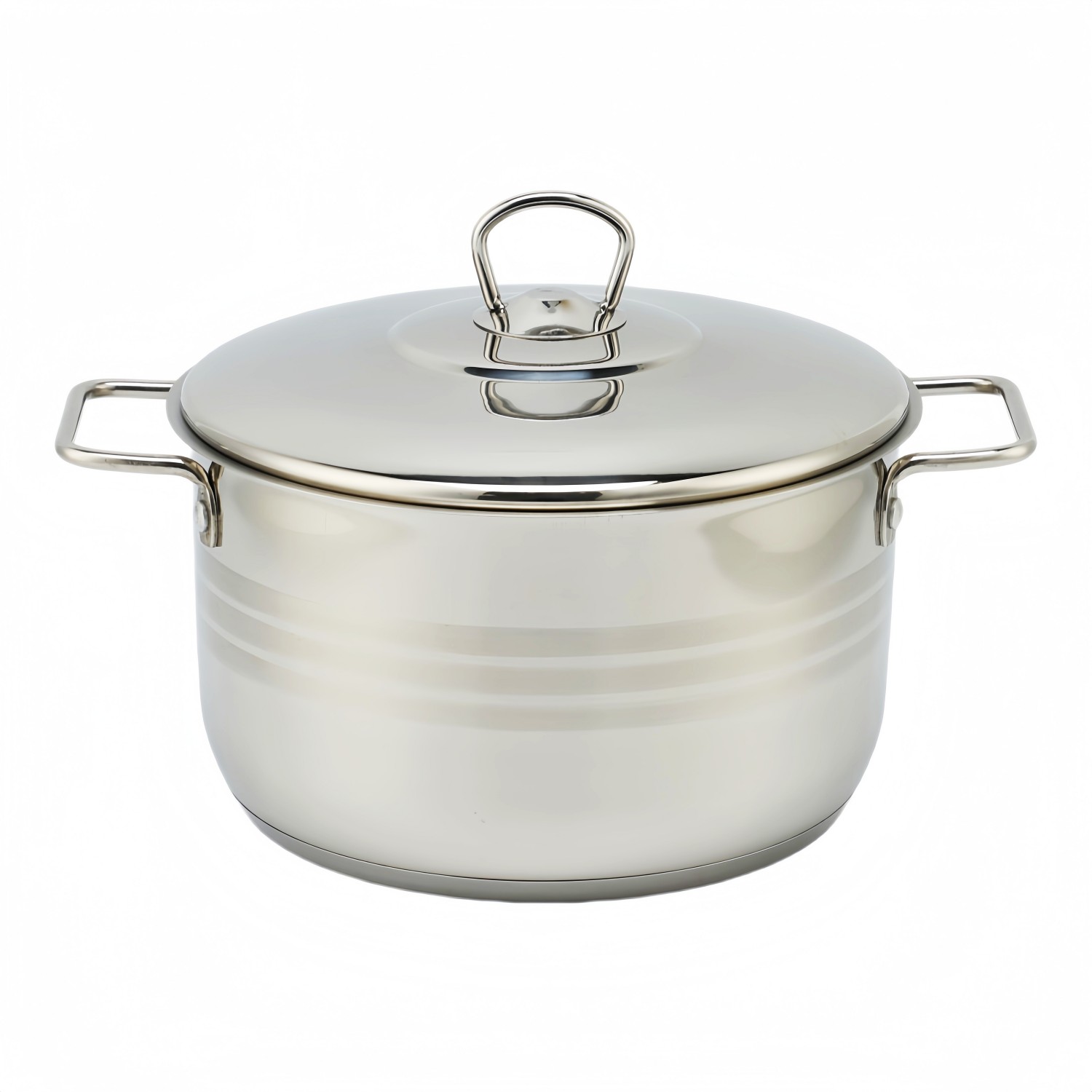Factory New Arrival Stainless Steel Cookware Set with Handle Cooking Pots Brazed Bottom Cookware Set Casserole Set Soup & Stock Pots With Lids