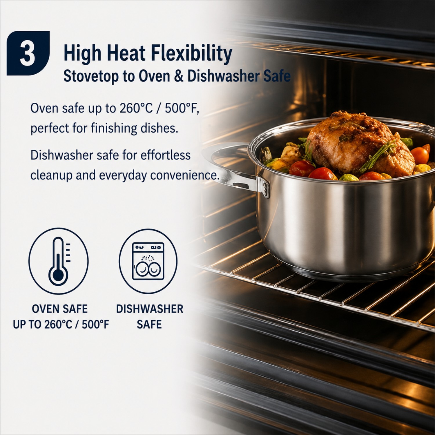 Factory New Arrival Multipurpose Wholesale Custom Kitchen Stainless Steel Cooking Pot Casserole Set Pot 6 Pieces Cookware Sets