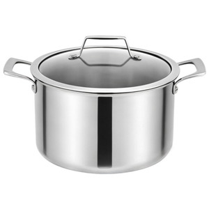 Factory Supply 7 Pieces 5-ply Stainless Steel Cookware Sets 5-ply Kitchen Cooking Casserole Set with Stainless Steel Handle