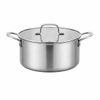 Factory Supply 9 Piece High Quality Wholesale 18/10 Triply Stainless Steel Pots and Pans Cookware Set Casserole Frying Pan