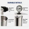 Factory Supply Multi-Functional 16L/23L Stainless Steel Pressure Cooker Stainless Steel Fast Cooking Pressure Cooker 
