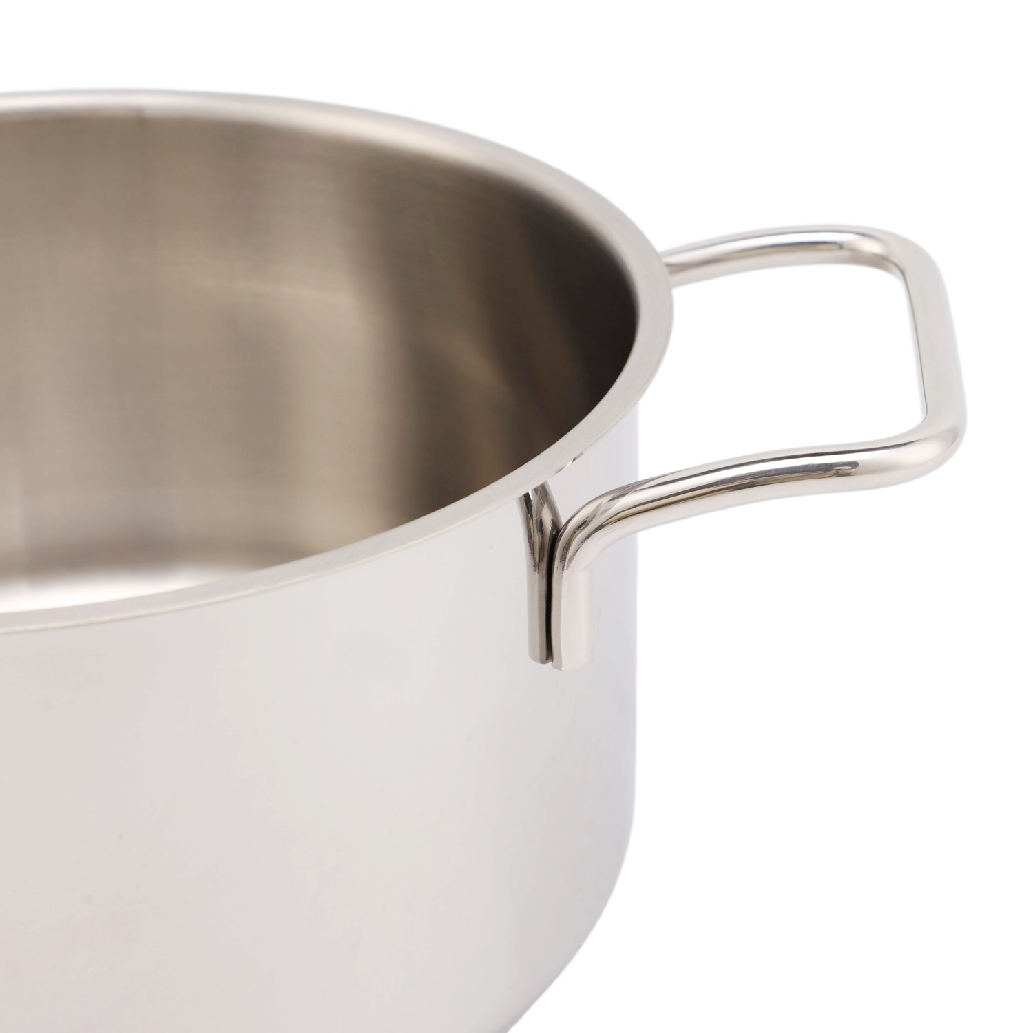 Factory New Arrival Stainless Steel Cookware Set Cooking Pots With Handle Impact Bonded Bottom Cookware Set Casserole