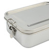 Stainless Steel High Capacity 1-3L Food Container Stainless Steel Lid Lightweight Portable Heatable Lunch Box