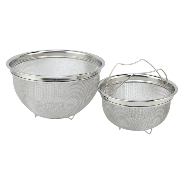 Hot Sale Supplier Kitchen Tools Vegetables Rice Drain Basket Stainless Steel Colander