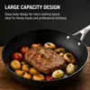 Factory New Arrival Design 20/22/24/26/28/30CM Carbon Steel Naturally Non Stick Frying Pan Skillets Induction Compatible