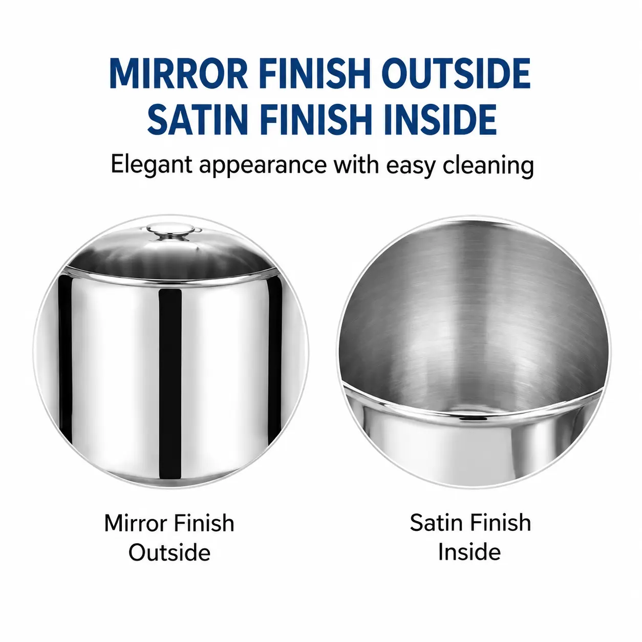 Factory Supply Wholesale Hot Selling Stainless Steel Luxury Cooking Pot Set with Glass Lid Large Capacity Soup Pot Stockpot