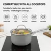 Factory Supply Stainless Steel Pots and Pans 8PCS Cookware Set With Stainless Steel Handle and Lid Brazed Bottom Pots Casserole