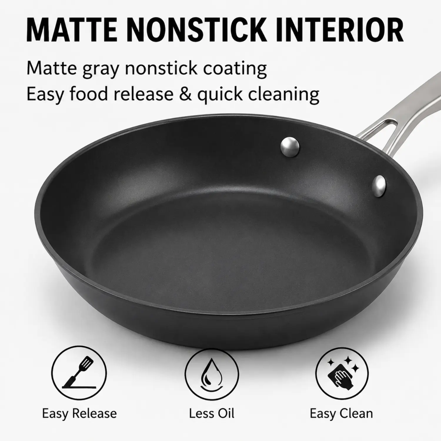 Factory New Arrival 11 Piece High Quality Wholesale Carbon Steel Pots and Pans Cookware Set Saucepan Frying Pan with Handle