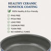 Factory New Arrival Multipurpose Tri-Ply Stainless Steel Saute Pan with Cover and Golden Handle Ceramic Nonstick Deep Saute Pan