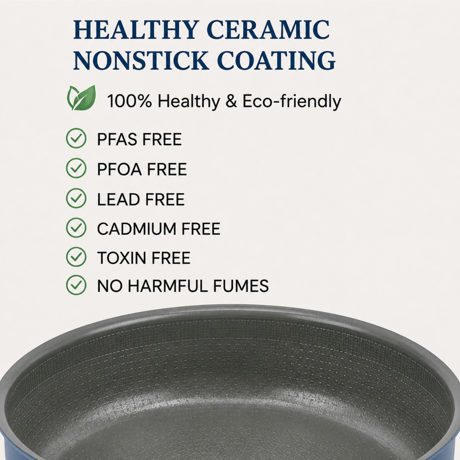 Factory New Arrival Multipurpose Tri-Ply Stainless Steel Saute Pan with Cover and Golden Handle Ceramic Nonstick Deep Saute Pan