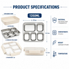 New Design 304/316 Stainless Steel Fresh-keeping Box Student Bento Box Lunch Box Heating Food Grade Microwave Sealed Box 