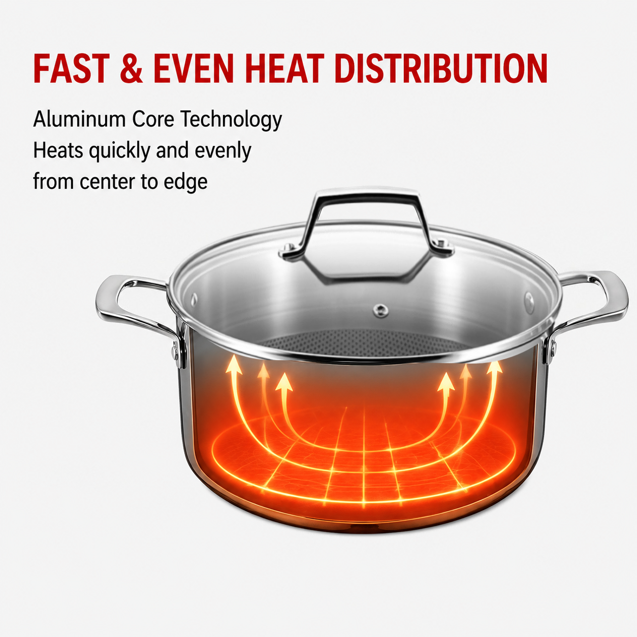 Factory New Arrival 7 Piece High Quality Wholesale Ceramic Non-stick Titanium Pots and Pans Cookware Set Saucepan Frying Pan